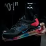 nike air max 720 exclusive running rainbow black